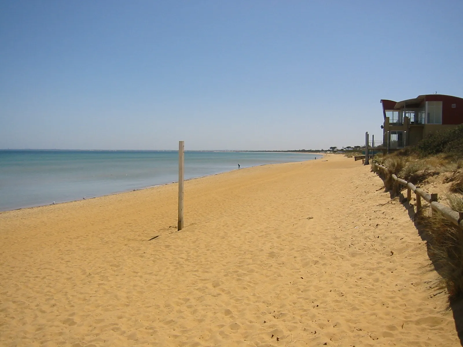 Frankston Beach on Port Phillip Bay
